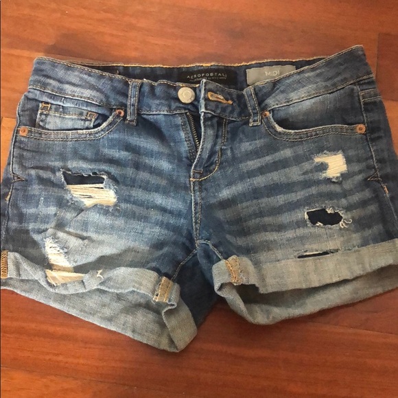 Aeropostale Pants - Aeropostale Midi Jean Shorts